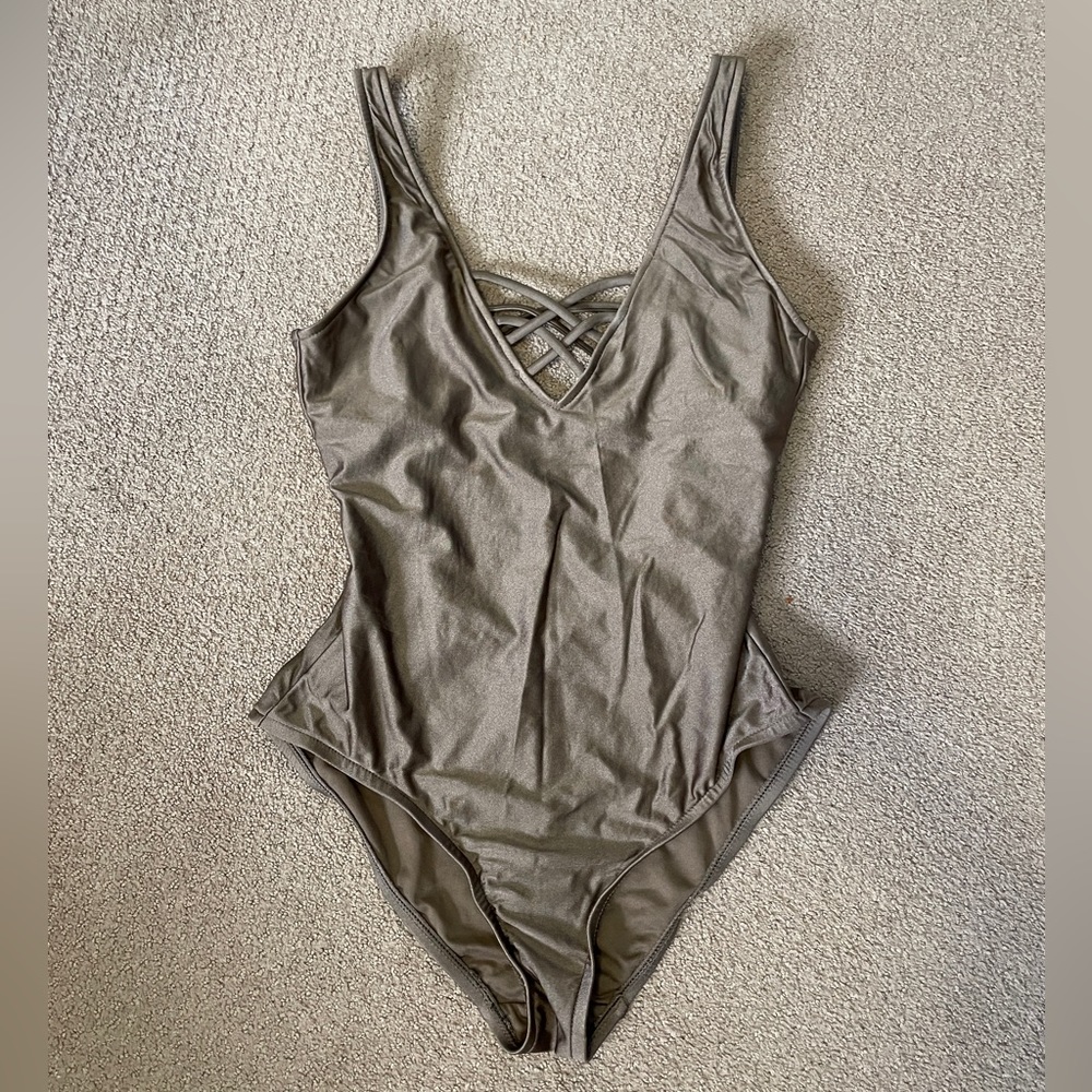 EUC Mossimo Copper Swim Suit
